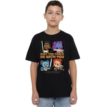 Star Wars Young Jedi Space Journey Shirt – Black, 12–13 yrs