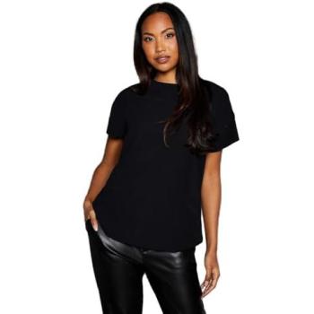 UK 18 Black Sequined Insert Shirt – Debenhams