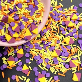 50g Mixed Sweet Potato Polymer Clay Sprinkles for Slime