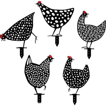 Easter Garden Chicken Decoration