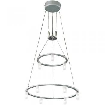 Verdace Lighting: lámpara colgante alámbrico 9‑focos cilíndricos