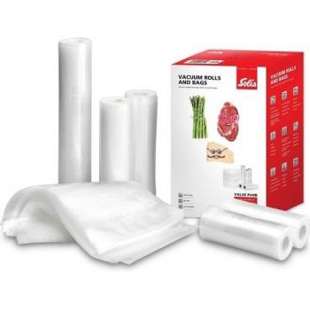 Solis Vacuum Sealer Bags and Rolls Value Pack