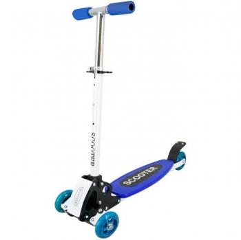 Patinete ajustable para niños de 2 a 7 años, 4 ruedas, capacidad 60KG