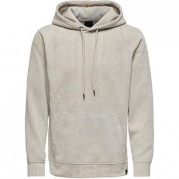 Felpa con cappuccio grigia Only & Sons Onskyle