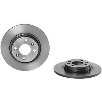 PAIR PAINTED BREMBO BRAKE DISCS 08.A268.11
