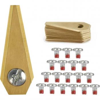 Bosch Indego Compatible 18PCS Antirust Mower Blades