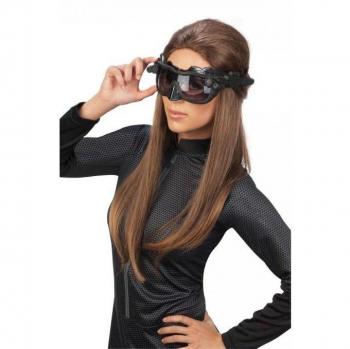 One Size Catwoman Brillenset – Damen, Schwarzer Look, DC Comics