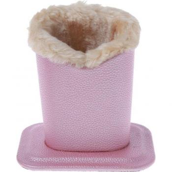 Premium PU Leather Glasses Stand with Soft Lining