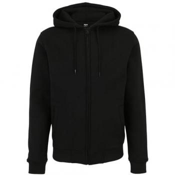 Urban Classics Men's 2-Tone Zip Hoodie Black XL