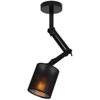 TAMPA Plafonnier Noir Lucide Ø 12 cm 1×E27