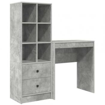 Bureau Pratique 70 x 40 cm en Gris Béton