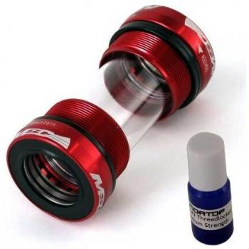 Pedalier Rojo Anodizado MSC