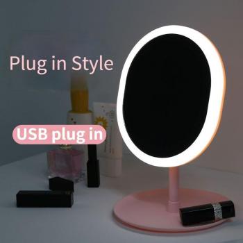 Miroir Ovale avec Éclairage Intégré