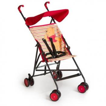 Hauck / Poussette Canne Sun Plus Disney / pliage compacte / pour enfants à partir de 6 mois jusqu'à 15 kg, rouge