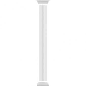 Colonna Piatta Facciata Muro Stucco PC (Prestige Decor) Set Completo L