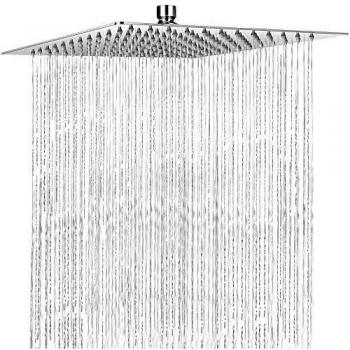 Pomme de Douche Carrée Acier Inoxydable 304