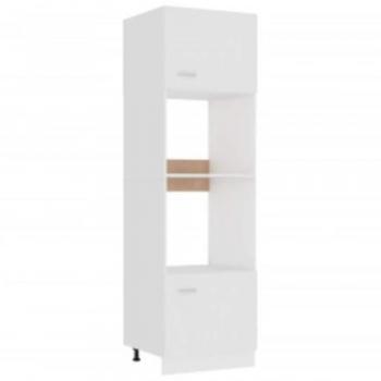 Armário Branco para Micro-ondas Lyon 60x57x207 cm