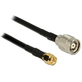 Cavo Coassiale 5 m RG-58 C/U con connettori RP-TNC e SMA