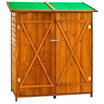 DEMA Holz‑Geräteschuppen GS2 – 10 m² – Naturholz
