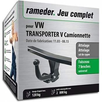Rameder Attelage démontable avec Outil pour VW Transporter V + Faisceau 7 Broches