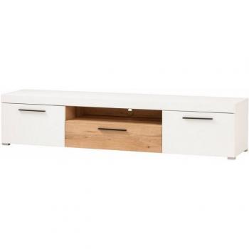 Weißes Lowboard Salerno von INOSIGN, praktischer Unterschrank mit Stauraum