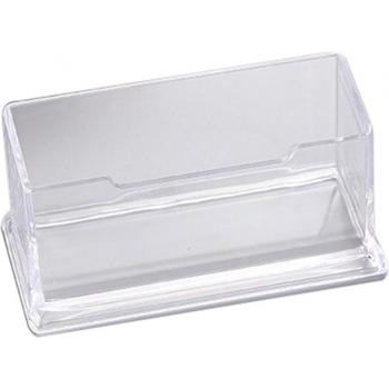 Estante de escritorio con soporte para tarjetas