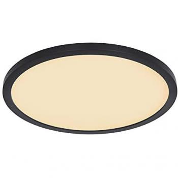 GLOBO LIGHTING Deckenleuchte GLOBO Lighting Deckenleuchte LED BACKLIGHT DH 29.40x2.50 cm schwarz, Warmweiß