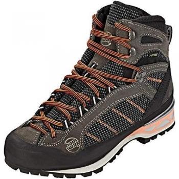 Chaussures féminines Hanwag Makra Combi GTX gris-orange