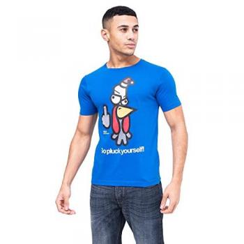 Xplicit Men’s Bad Turkey Christmas Shirt Blue, Size M