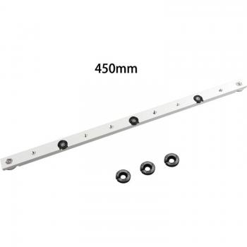Aluminium Alloy Miter Gauge System – Adjustable T‑Track Sliding Rod, 300/450/650/880 mm