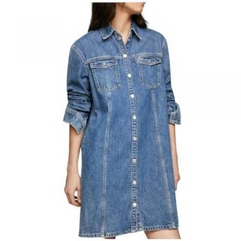 Vestido vaquero con logotipo Tommy Jeans