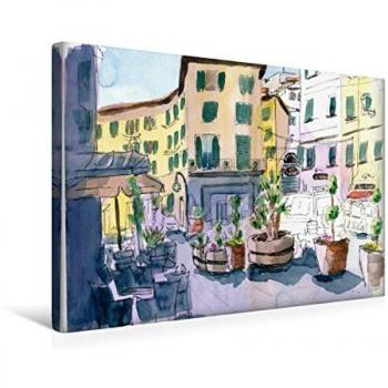 Textil Leinwand „Portoferraio“ von Marisa Kirkorowicz, 45 × 30 cm