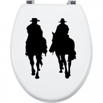 Autocollants western Cowboy pour voiture et toilett