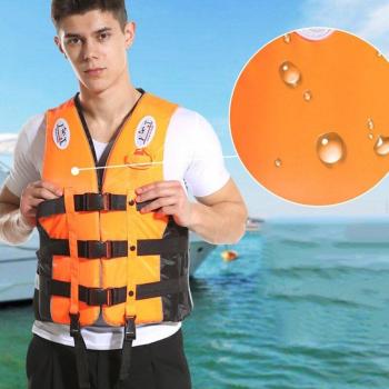 Adult and Kid Orange Life Jacket for Boating and Swimming