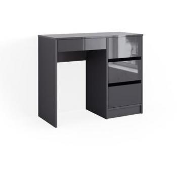 Vicco Coiffeuse Anthracite 90 cm avec 4 tiroirs
