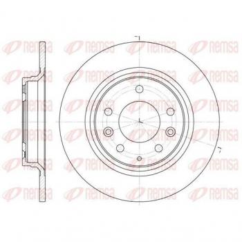 REMSA Bremsscheibe Ø279,7mm für Mazda