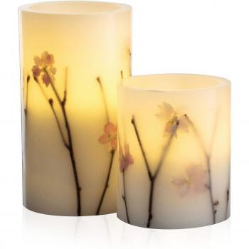 Duo de Velas LED Esplendor Floral Pauleen