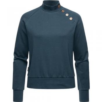 Damenlangärmloses Pullover-Madjorka Solid – Ragwear Türkis (L)