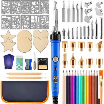 Set de Quema de Madera para Principiantes 80pcs