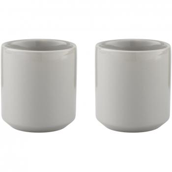 Stelton Light Grey Core Double Mug Set