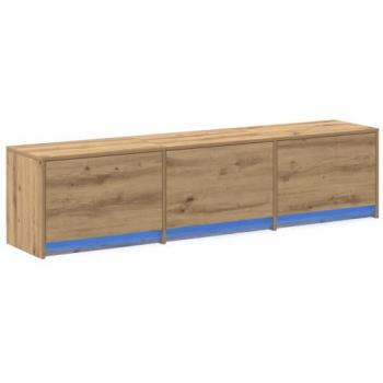 Cabinet TV dal design artigianale in rovere – 162,5 x 34 x 40 cm