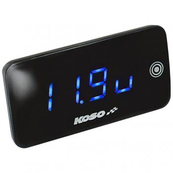 Thermometer und Spannungsmesser Slim NG blau