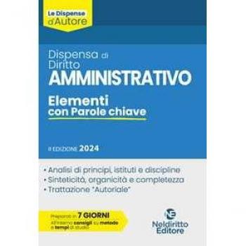 Dispensa di diritto amministrativo. Elementi con parole chiave. N...