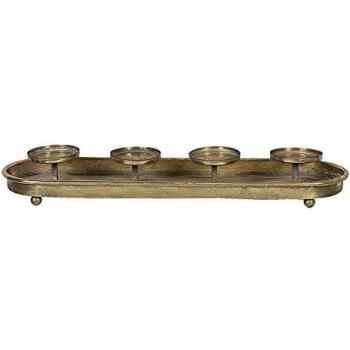 Clayre & Eef Leuchter 59 cm braun Metall