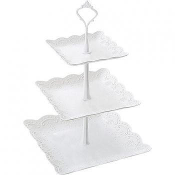 Floral 3-Tier Cake Stand for Cupcakes