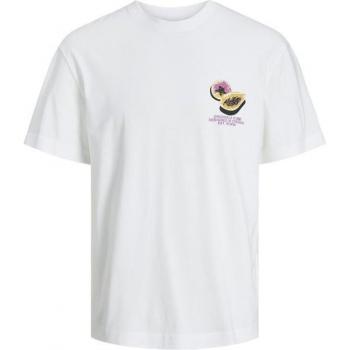 Jack & Jones T‑shirt Jortampa Back SS T‑Shape MNI Blanc