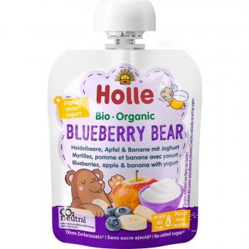Bio Blueberry Bear Joghurt-Pouch mit Heidelbeere, Apfel & Banane (85g)