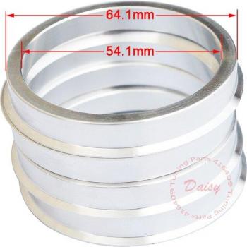Bagues de centrage pour moyeu de roue, aluminium, 4 pièces, ID 54,1mm OD 64,1mm