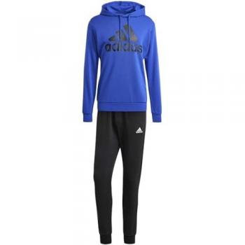 Chándal Adidas Hombre Big Logo Terry Negro Azul 2 Piezas