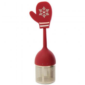Filtro Acciaio Silicone Rosso Guanto Natale Neavita